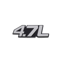 (47 l, negro cromado) 3D 3,0 l, 5,7 l, 4,7 l, 3,5 l, 6,0 l para Ford, BMW, Honda, Toyota, Subaru, todoterreno