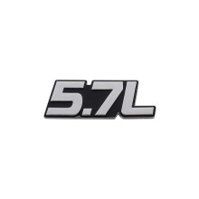 (57l-cromo-negro) 3D 3.0L 5.7L 4.7L 3.5L 6.0LL para Ford BMW Honda Toyota Subaru Todoterreno