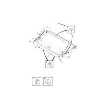 VOLVO XC60 MK2 Bagageruimtehoes Isolator Buffer 31484141 NIEUW ORIGINEEL