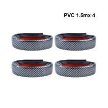 (6m 45mm carbon) Carbon Fiber Auto Wiel Trail Bumper 35/45MM PVC Auto Spatbordverbreder