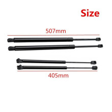 4x Auto Achterruit Achterklep Gasveren Stutten Ondersteuningsbalk Geschikt Nissan Pathfinder R51 2005 2006 2007