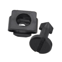 Motorabdeckung Unterboden Radlaufschraube Schwarz für Honda 91501-SS8-A01