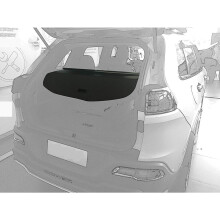 Cargo Security Achterklep Intrekbaar Compatibel met 2014-2018 Jeep Cherokee Cargo Cover Zwart van Kaungka