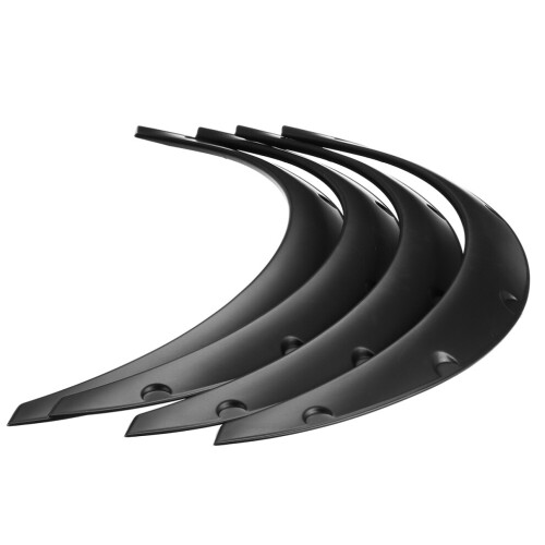 4 peças de 2 polegadas/50 mm alargadores de para-lamas de roda de carro flexíveis universais, arcos 2