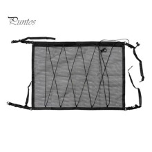 Filet de rangement réglable pour toit de voiture, avec fermeture éclair et boucle, idéal pour le camping ou le
