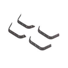 4 cubiertas de ceja de rueda para MN D90 MN-90 D91 D96 D99 MN99S 1/12 RC Car Upgrade Parts Accessories