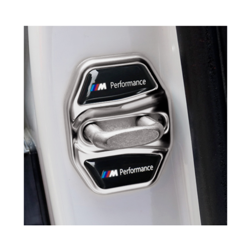 4 Stück Edelstahl Auto Türschloss Riegel Abdeckung BMW M Performance