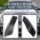Auto Front Stoßstange Seite Splitter Spoiler Trim für Carbon Faser 4