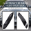 Auto Front Stoßstange Seite Splitter Spoiler Trim für Schwarz 3
