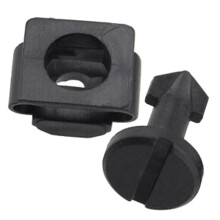 Motorabdeckung Unterboden Radkastenschraube Schwarz für 91501-SS8-A01