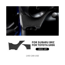 Real Carbon Fiber Aufkleber kompatibel für Subaru BRZ Toyota GR86 2021 2022 2023 2024 Auto Center Console Dekorative
