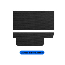 Carbon Fiber Handschuh Box Abdeckung Leater Aufkleber kompatibel für Tes-la Modell 3 17-23 Zubehör Copilot Anti