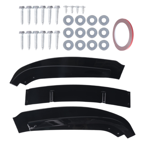 Auto Front Stoßstange Splitter Lip Diffusor Spoiler Abdeckung Schutz Schwarz 1
