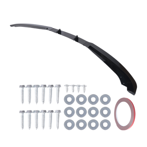 Auto Front Stoßstange Splitter Lip Diffusor Spoiler Abdeckung Schutz Schwarz 2