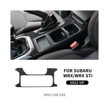 Real Carbon Fiber Car Center Centrol Gear Panel Aufkleber Trim Cover kompatibel für Subaru WRX/WRX STI 2022 2023
