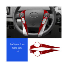 AIRSPEED Carbon Fiber kompatibel für Toyota Prius 2010 2011 Zubehör Innenausstattung Auto Lenkrad Akzent