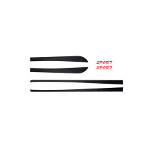 Zubehör Auto Styling Carbon Faser Aufkleber Auto Seite Rock Aufkleber Autos 4 teile/satz kompatibel für Hyundai