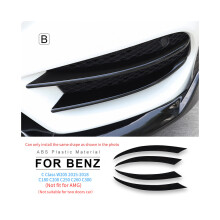 Carbon Fiber Nebel Lampe Abdeckung kompatibel für Mercedes Benz C Klasse W205 C180 C200 C250 C260 C300 2015-2018
