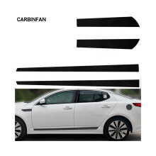 Zubehör Auto-Styling Carbon Fiber Aufkleber Auto Seitenschweller Aufkleber Autos 4 Stück/Set kompatibel für KIA