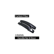 Schwarze Kohlefaser, kompatibel mit Opel Corsa D 2007 2008 2009 2010 2011 2012 2013 2014 Vauxhall Türgriffabdeckung