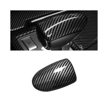 ABS-Carbonfaser-Muster Schaltknauf-Zierleiste kompatibel mit Genesis G70 2019-2022 G80 2017-2020 Auto