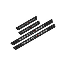 4-teiliges Auto-Schmutzschutz-Aufkleber, kompatibel mit Fiat 500 500C 2012 500X 500L Abarth 695, Carbonfaser-Dekor