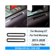 Kompatibel für Mustang GT 2015 2016 2017 2018 2019 2020 Carbon Fiber Getriebe Shift Air Outlet Panel Set Trim