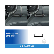 Kompatibel für Ram 2019 2020 2021 2022 2023 Zubehör Carbon Fiber Grar Griff Air Outlet Trim Aufkleber Dekoration