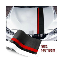 Auto-Rennstreifen, 5D-Carbonfaser, Rallye-Rennstreifen, Fronthauben-Aufkleber, Wrap-Aufkleber, tragbares Auto-Wrap-Styling
