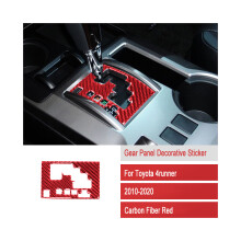 Carbon Fiber Auto Schalthebel Rahmen Panel Trim Auto Styling kompatibel für Toyota 4runner 2010-2020 Linkslenker