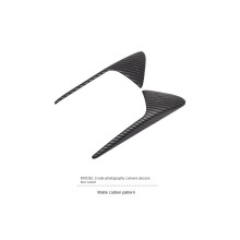 Tes-la Modell 3 Y Seitenkamera-Schutzabdeckung Carbon Fiber Fender Trim Cover ABS Auto Modifikation Auto Dekor