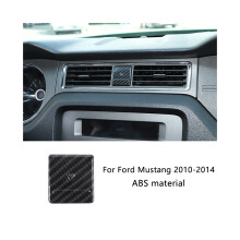 BAWA ABS Carbon Fiber Grain Auto Dekoration Cover Aufkleber kompatibel für kompatibel Ford Mustang 2009 2010 2011