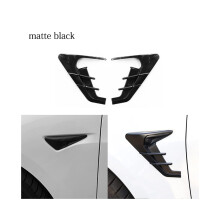 2 stücke Auto Seite Flügel Panel Abdeckung Spoiler Staub Abdeckung Kamera Flanken kompatibel für Tes-la Modell