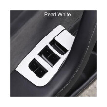 14 stücke kompatibel für Tes-la modell 3 Auto fenster heber tür schalter Matte Schwarz carbon faser modell Y lager