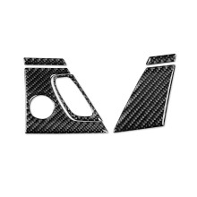 kompatibel mit X5 E70 X6 E71 Auto Echtkohlefaser Motor Start Stop Knopf Rahmenabdeckung Verkleidung Autoverkleidung