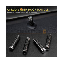 4 Teile/satz Universal Türschloss Pin Abdeckung Real Carbon Fiber Tür Bolzen Lock Pin Auto Lkw Innen Auto Zubehör