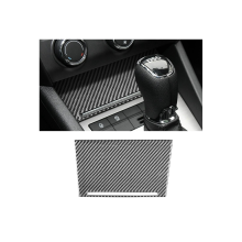 Front Storage Box Panel Trim Aufkleber Dekorative Carbon Fiber kompatibel für Skoda Octavia A7 2015-2020 Zubehör