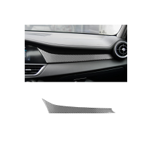 Kompatibel für Alfa Romeo Giulia 2015-2023 Carbon Fiber Auto Dashboard Streifen Instrument Panel Abdeckung Trim