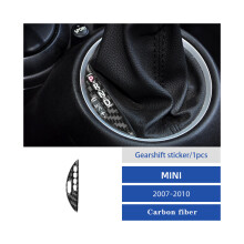Carbon Fiber Schwarz Aufkleber Verschiedene Teile kompatibel für MINI Cooper R55 R56 R57 2007 2008 2009 2010 Dekorative
