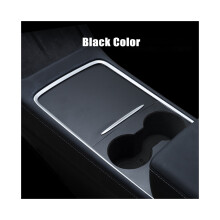 Kompatibel für Tes-la Modell 3 Y 2021-2023 Center Console Panel Aufkleber Holzmaserung Film Carbon Zentrale Steuerung