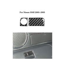 Kompatibel für Nissan 350Z 2003 2004 2005 2006 2007 2008 2009 Carbon Fiber Schwarz Auto Aufkleber Dekorative Innen