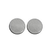 RASTP-2Pcs Carbon Fiber Auto Untersetzer Tasse Flasche Halter Anti-Slip Wasser Tasse Matte Anti-Schmutz Runde