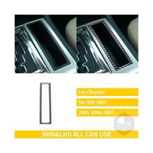 Kompatibel für Chrysler 300 300C 2005 2006 2007 Zubehör Carbon Fiber Getriebe Shifter Panel Set Aufkleber Dekorationen