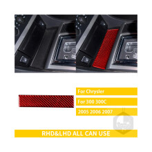 Kompatibel für Chrysler 300 300C 2005 2006 2007 Auto Zubehör Innen Carbon Fiber Verschiebung Vorne Lagerung Trim