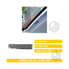 Kompatibel für Chrysler 300 300C 2005 2006 2007 Auto Zubehör Innen Carbon Fiber Lenkrad Scheinwerfer Schalter