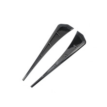 1 Paar Auto Kotflügel Seitenentlüftung Kohlefaser Auto Seite Kotflügel Spoiler Luftstrom Ansaugloch Grill Kotflügel