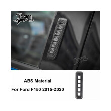 ABS Carbon Fiber Grain Dekoration Abdeckung kompatibel für kompatibel ford F150 2015 2016 2017 2018 2019 2020