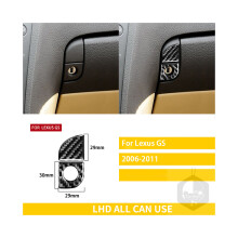 Kompatibel für Lexus GS 2006 2007 2008 2009 2010 2011 Zubehör Auto Carbon Fiber Innen Getriebe Konsole Armlehne