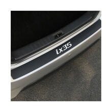 Auto Kofferraumschutzplatte Anti-Kratz-Trimmaufkleber Auto Heckstoßstange Carbon Fiber Protector Zubehör Dekoration