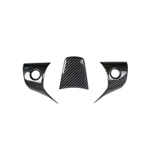 Auto ABS Carbon Fiber kompatibel für Modell Y Lenkrad Patch Dekoration kompatibel für Tes-la Modell 3 Modell
